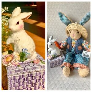 Colorful Bunny Easter Decore bundle
